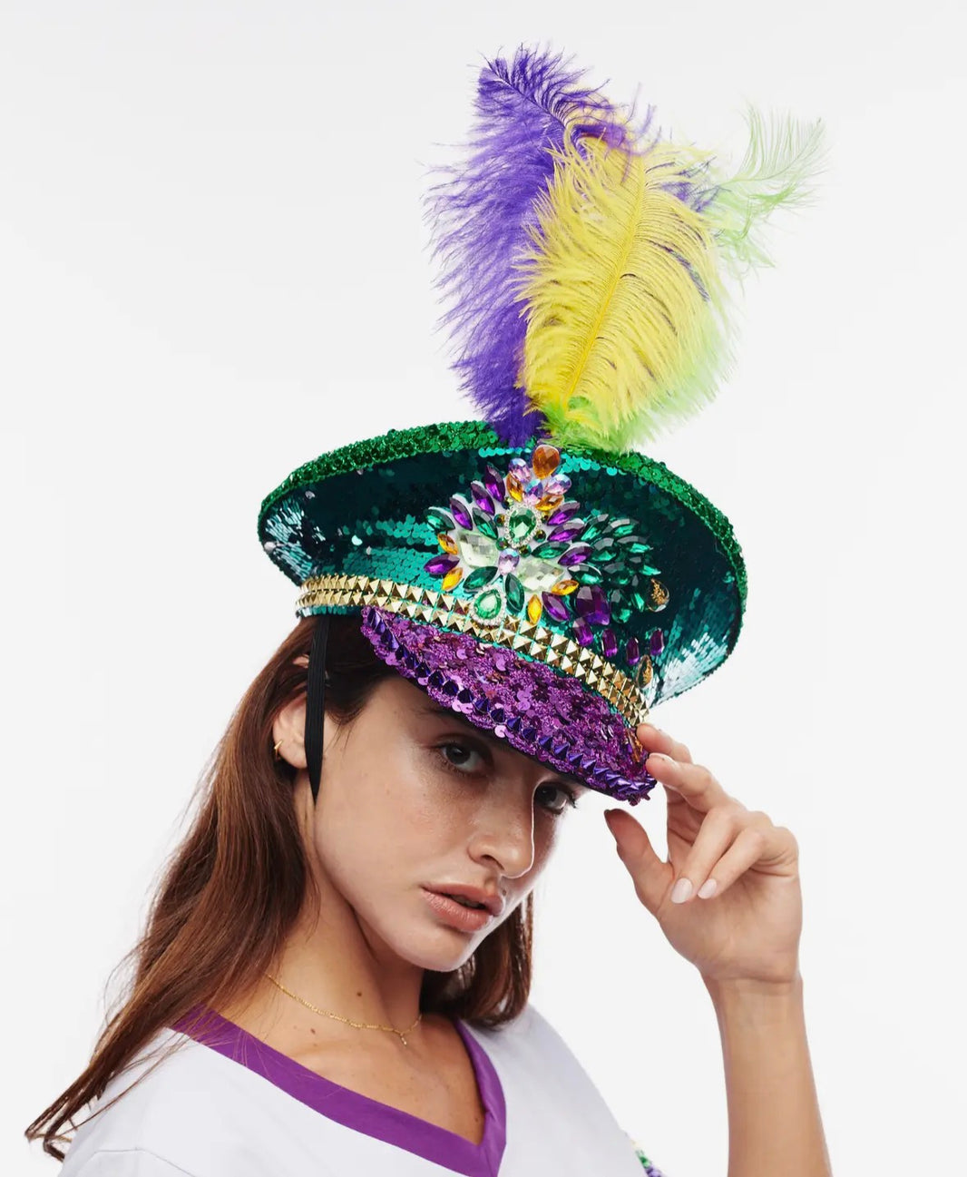Mardi Gras Captain Hat