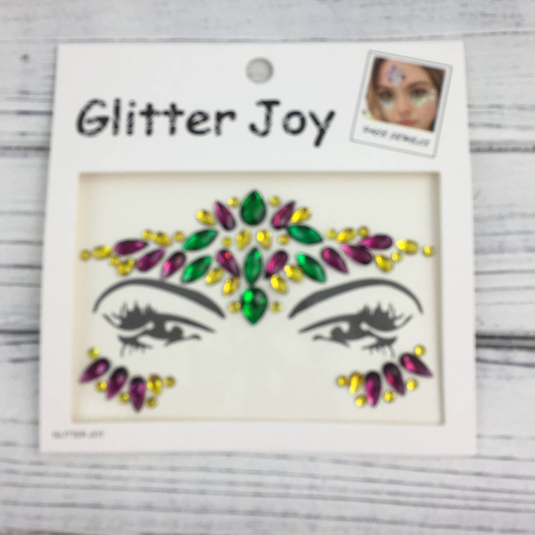 Mardi Gras face jewels 04