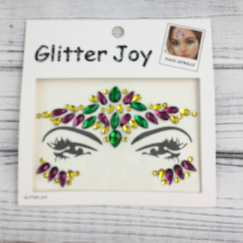 Mardi Gras face jewels 04