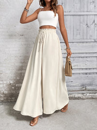 Honey Tied High Waist Wide Leg Pants
