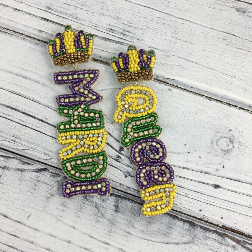 Mardi Queen Earrings